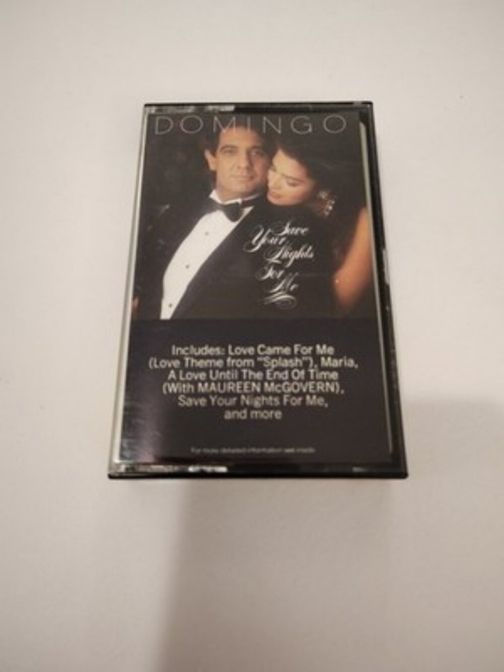 Save Your Nights For Me by Placido Domingo Cassette Tape Sealed